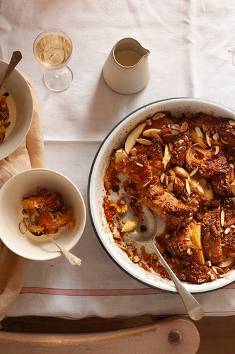 Panettone, Almond and Apple Pudding