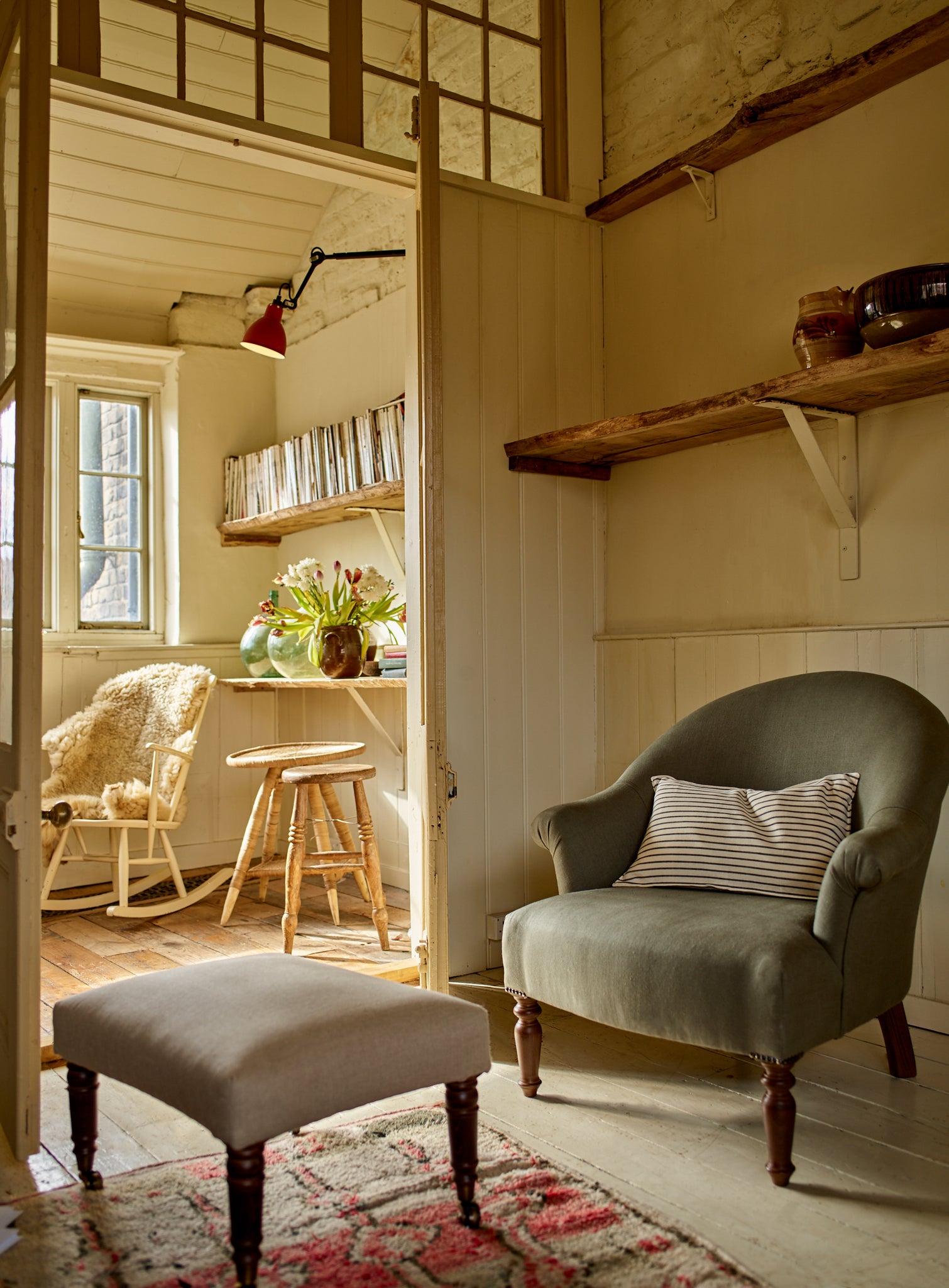 Clandon Armchair, Flax Linen