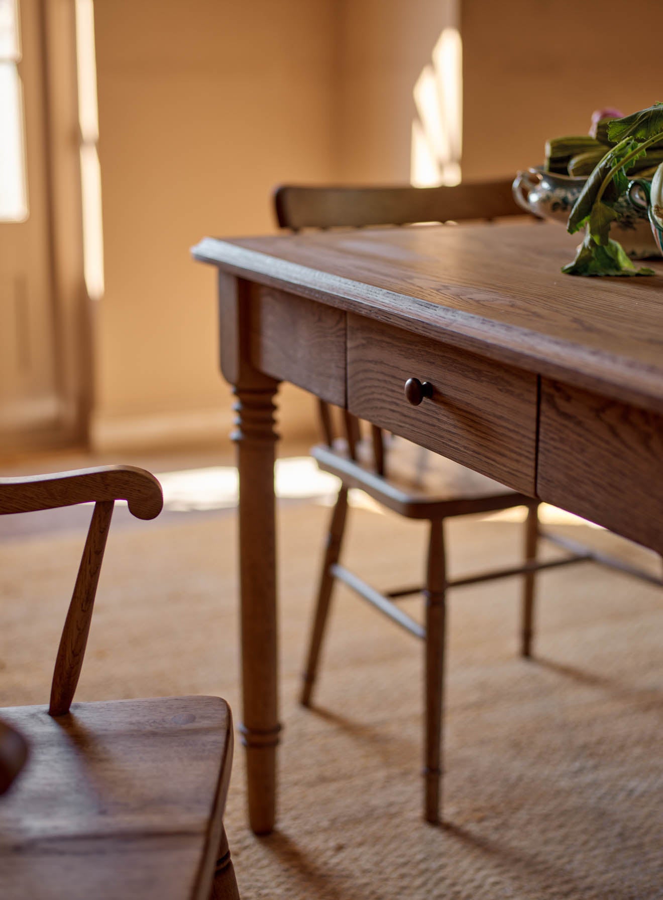 Stanton Oak Dining Table, Square