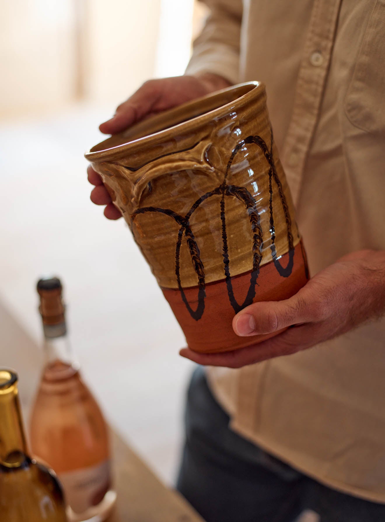 Handmade Terracotta Wine Cooler