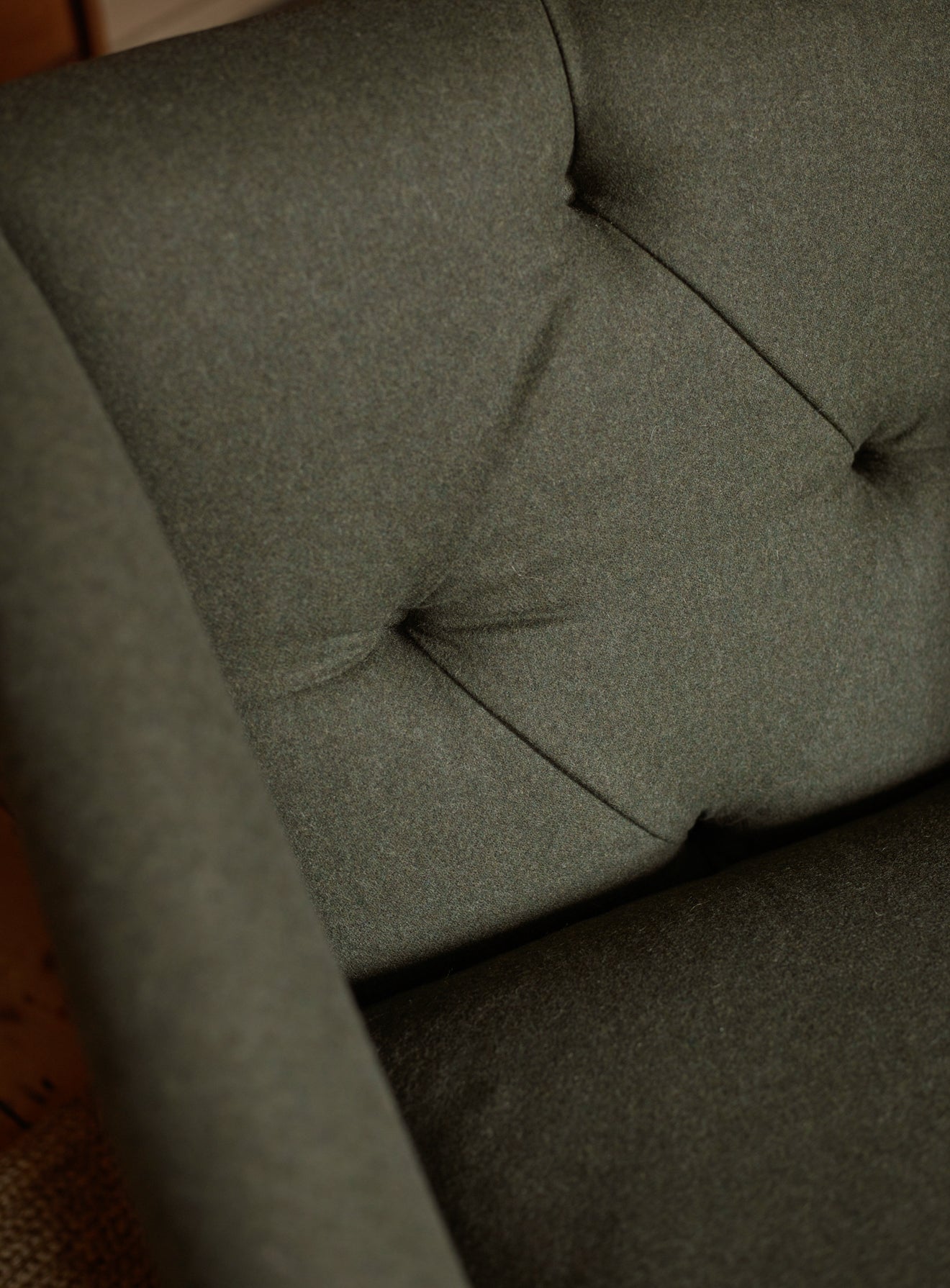 Elbert Armchair, Olive Linen