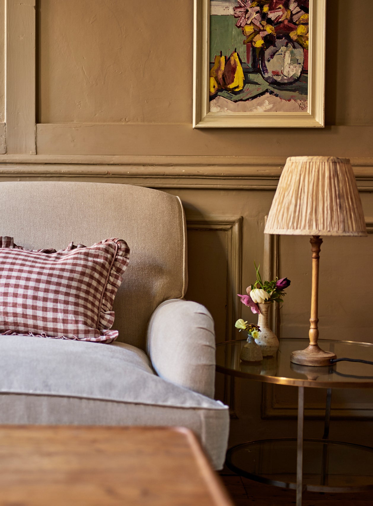 Abington Sofa, Two Seater, Heritage Ochre Stripe