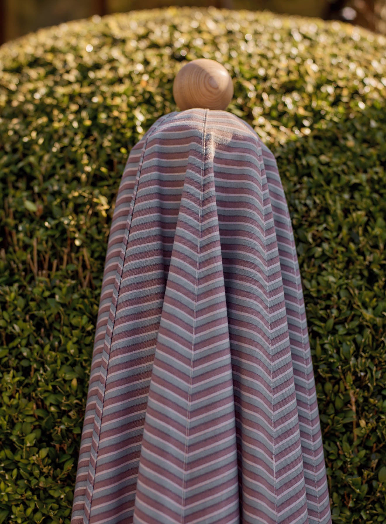 Polperro Parasol, Blue Stripe