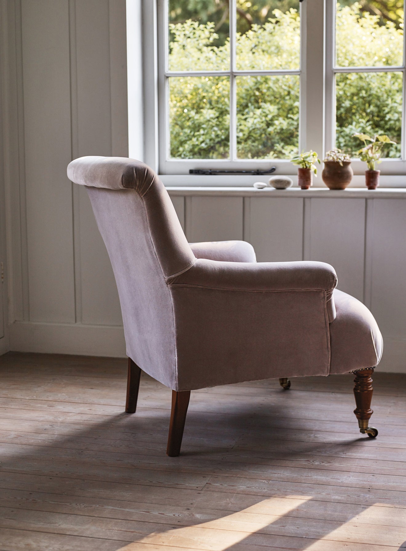 Finley Armchair, Clover Velvet