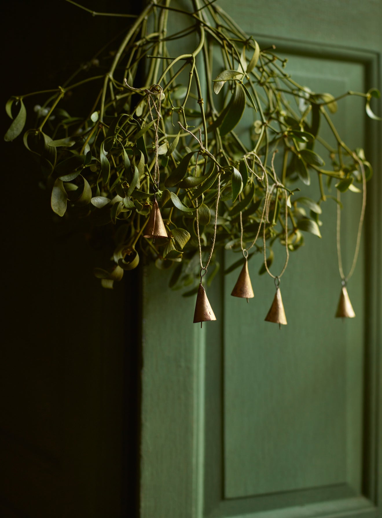 Rustic Bell Decoration, Set of Six