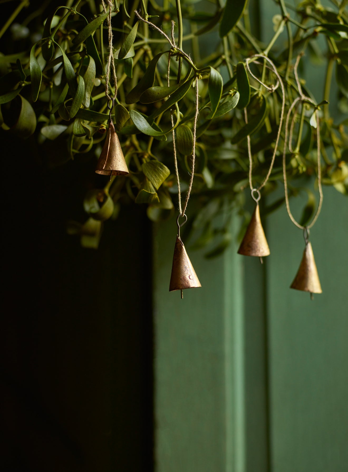 Rustic Bell Decoration, Set of Six